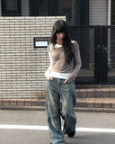 Warms Color Matching Layered T-Shirt Set