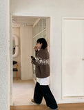 Accu Nordic Wool Mix Color Cardigan