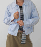 STRAP HIGH NECK BLOUSON