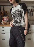 Age Raglan overfit short sleeve t-shirt