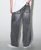Bulky Wide Denim Pants