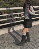 Hinari Pocket Denim Mini Skirt
