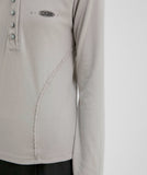 Button Up Lace Hoodie