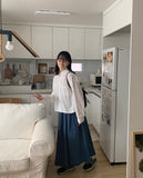 Yonin Crop Cotton Shirt