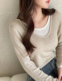 Ally Layered V-Neck Knit