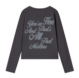 ALL THAT Henley Neck Long Sleeve T-Shirt
