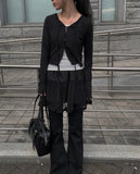 Capy Layered Tiered Mini Skirt