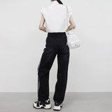 Amua Crop String Half Zip-Up