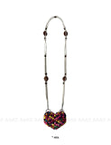 HEART BEAD CROSSBODY BAG