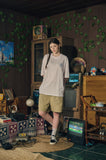 ABC CAT Embroidery Short Sleeve Tee
