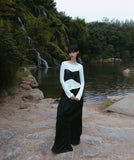 Bustier Layered Long Sleeve