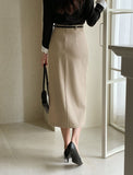 Aldi Basic H-Line Long Skirt (Belt Set)