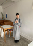 Edia Check Shirt Long One Piece