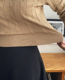 Naillo Layered Shirt Cable Knit