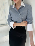 Verive Collar Stripe Shirt