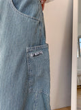 Tsuminko Stripe Balloon Denim Cargo Pants