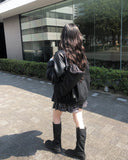 Milan Overfit Leather Blouson Leather Jacket