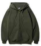 950g Original Plain Zip-Up Hoodie