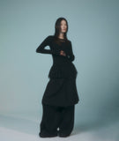 Layered Lace Frill Long Sleeve