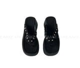 (2-WAY) EYELET FLIP-FLOP BOOTS