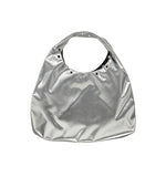 Punching Stud Glossy Shoulder Bag