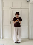 Enker Cool Banding Wide Linen Pants