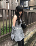 Shiho Flare One Piece Cardigan Set