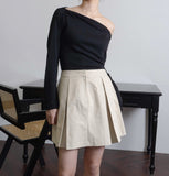 EFFY COTTON PLEATS SK