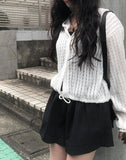 Pote Rouge Hood Strap Cardigan