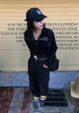 2WAY BLOCK KNIT ZIP-UP