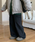 Harob brushed cargo denim pants