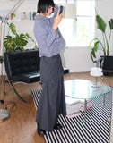 FLOWING DART DRAPE SKIRT