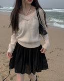 Syeoni Strap Flared Mini Skirt