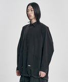 3D Raglan String Overshirt