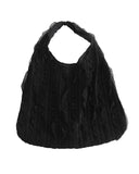 Nets Ruffle Shoulder Bag