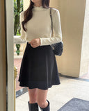 Bellimo Frill Wave Half-Neck Knit
