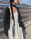 Booty cable loose fit cardigan