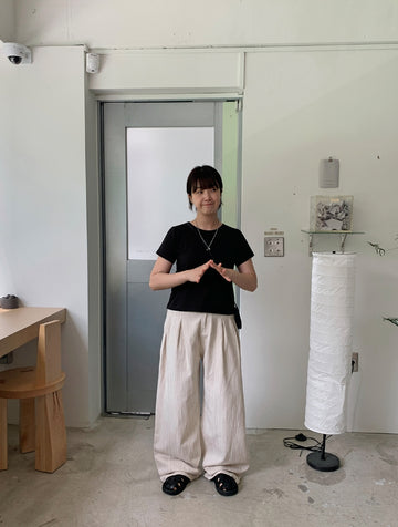 Hozumi Basic Modal Round Short Sleeve Tee