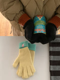 Truy color matching wool touch gloves