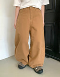 Hanku balloon wide cotton pants