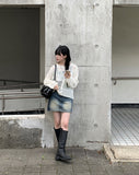 Done Punching Net Loose Fit Knit