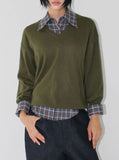 (WOOL) SEASONAL V-NECK KNIT