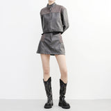 Anderson Leather Skirt