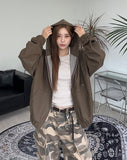 Aelon Hood Denim Jumper