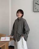 Akiru Pocket Over Check Shirt