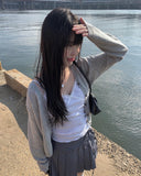 Lissen Slim Fit V-Neck Cardigan