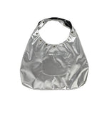 Punching Stud Glossy Shoulder Bag