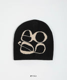 Handel lettering knit beanie