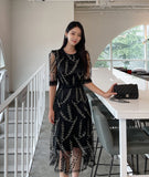 Elzes See-Through One Piece Short Sleeve Ver