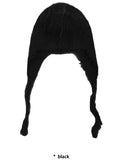 BLANC MOHAIR EAR BEANIE